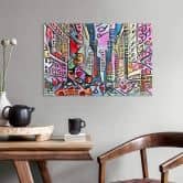 Plexiglas Zamart - New York in Rizzi Stijl 
