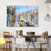 Acrylglasbild Farbenfrohes Venedig 