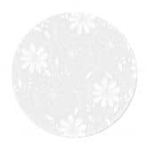 Acrylglasbild, Fensterbild zum Aufhängen Florales Blumenmuster - Rund 