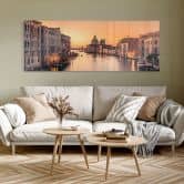 Acrylglasbild Sonnenuntergang in Venedig - Zhang - Panorama 