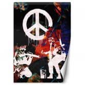 Fototapete, Banksy Graffiti Krieg Frieden 