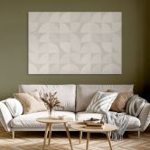 Wandbild Halbkreise im Retro-Stil - Bloomery Decor - Alu-Dibond 