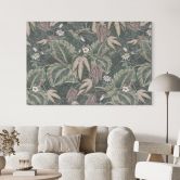 Wandbild Kolibri im Tropenwald - Bloomery Decor - Alu-Dibond 