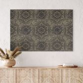 Wandbild Mandala Boho Antikgold - Bloomery Decor - Alu-Dibond 