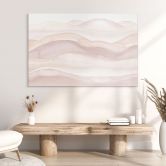 Wandbild Sanfte Hügel in Aquarell - Bloomery Decor - Alu-Dibond 