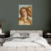 Wandbild Portrait der Venus - Inspiriert von Botticelli - Alu-Dibond 