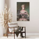 Wandbild Die Zukunft ist weiblich - Grace Digital Art - Alu-Dibond 