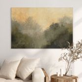 Wandbild Verborgenes Licht im Morgennebel - Hobday - Alu-Dibond 