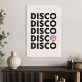 Wandbild Retro Disco Vibes Typografie - Kerr-Dineen - Alu-Dibond 