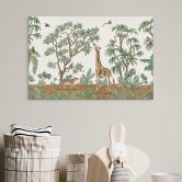 Wandbild Wimmelbild Dschungeltiere - Kikki Belle - Alu-Dibond 