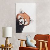 Wandbild Roter Panda - Korenkova - Alu-Dibond 