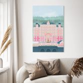 Wandbild Grand Budapest Hotel - Lizde - Alu-Dibond 