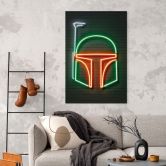 Wanddecoratie Boba Fett - Mielu - aluminium dibond 
