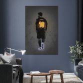 Wandbild Messi - Alu-Dibond - Mielu 