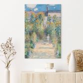 Wandbild Monet - Der Garten Monets in Vétheuil - Alu-Dibond 