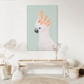 Wandbild Tierporträt Rosa Kakadu - Sisi & Seb - Alu-Dibond 