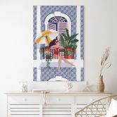 Wandbild Urlaub auf dem Balkon - Tomljanovic - Alu-Dibond 