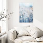 Wandbild Tauperlen auf Pusteblumen - Treechild - Alu-Dibond 