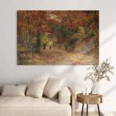 Wandbild Wisinger-Florian - Fallendes Laub - Alu-Dibond 