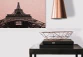 Alu-Dibond-Kupfereffekt - Eiffel-Tower 