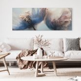 Wandbild Filigrane Trockenblüten im Licht - Treechild - Alu-Dibond Panorama 
