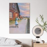 Wandbild Marunde - Abschiedskuss (2022) - Alu-Dibond 