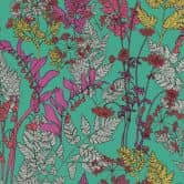 Architects Paper Vliestapete Floral Impression Blumentapete floral grün, lila, grau, rot, gelb 