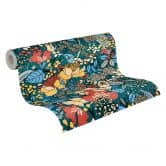 Architects Paper Vliestapete Floral Impression Blumentapete floral bunt, blau, orange, beige, gelb 