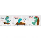 Lovely Kids selbstklebende Kinderzimmer Bordüre Cool Dino mit Dinosauriern 