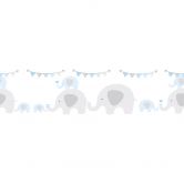 Lovely Kids selbstklebende Kinderzimmer Bordüre Elephant Party mit süßen Elefanten 