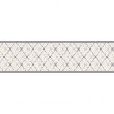 A.S. Création selbstklebende Bordüre Only Borders grafisch grau, metallic, weiß 