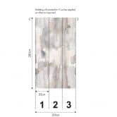 Fotobehang in beige grijs - design behang in aquarel look - Vliesbehang 