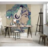Livingwalls Fotobehang ARTist Acryl Lady 