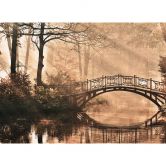 Livingwalls Fototapete Designwalls Park Bridge Wald 