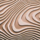 Fototapete Design GeometricWave1 in beige schwarz - Vliestapete Designwalls 2 - 2,55 x 3,5 m 