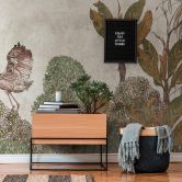 Livingwalls Tapete Wald Metropolitan Stories THE WALL Vliestapete mit Vögeln grün, braun,  