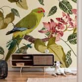 Livingwalls Blumentapete Metropolitan Stories THE WALL Vliestapete floral grün, beige 