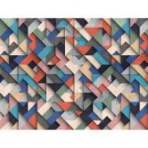 Livingwalls 3D Tapete Metropolitan Stories THE WALL Vliestapete geometrisch bunt 
