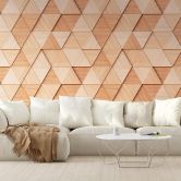 Livingwalls 3D Tapete Metropolitan Stories THE WALL Vliestapete geometrisch beige 