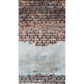 Livingwalls Tapete in Steinoptik Metropolitan Stories THE WALL Vliestapete Backstein rot, grau 