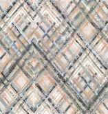 Fototapete Karo grau beige - Vliestapete kariert Kunst Livingwalls - matt und glatt 