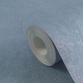 Single wallpaper with plaster look dove blue - non-woven wallpaper matt - textured peel and stick wallpaper  