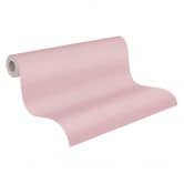 Papier peint aspect lin rose - papier peint aspect poussière - papier peint intissé texturé 
