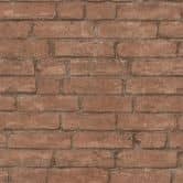 Livingwalls Vliestapete Industrial Tapete in Backstein Optik braun, orange 