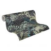 Livingwalls Metropolitan Stories 2 Nala - Cape Town Papier peint floral jungle, Vert, Noir,  