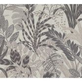 Livingwalls Metropolitan Stories 2 Nala - Cape Town Papier peint floral jungle, Gris, Blanc,  