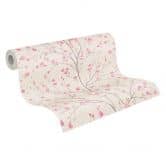 Livingwalls Metropolitan Stories 2 Mio - Tokio Papier peint floral, Marron, Rosa, Blanc 