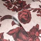 Livingwalls Rosentapete My Home My Spa Vliestapete Romantic Home rot, rosa, schwarz 