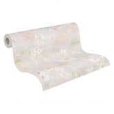Romantische Blumentapete PVC-Frei - Vliestapete Floral von A.S. Création Grau Bunt 386364 
