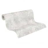 Dschungeltapete PVC-Frei - Palmen-Tapete von A.S. Création Grau Beige Weiß 386384  